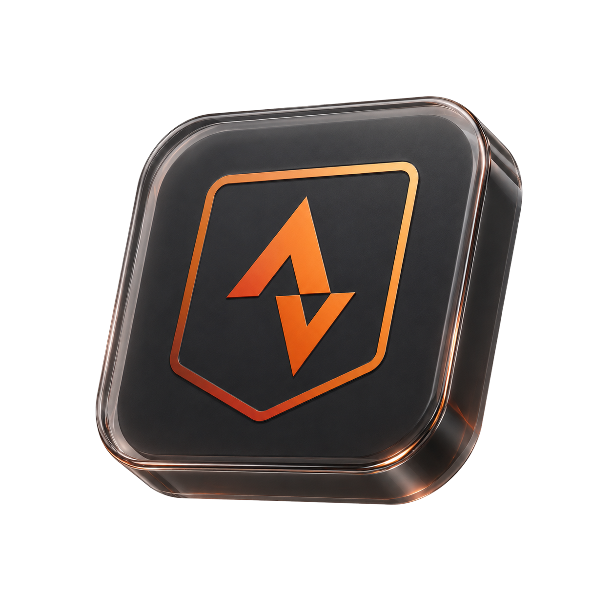 Glass 3D Strava icon