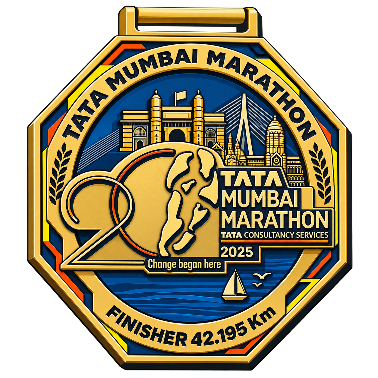 Tata Mumbai Marathon medal