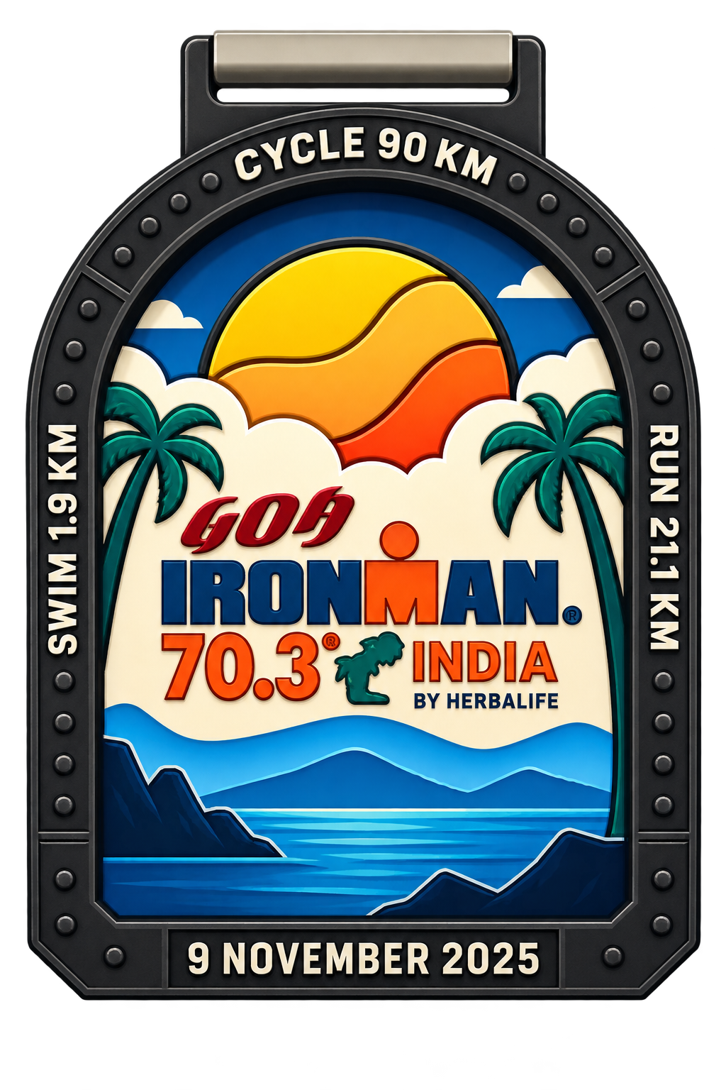 Ironman 70.3 medal